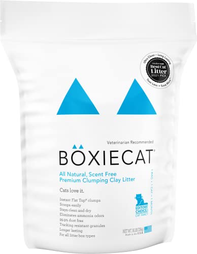 Boxiecat Premium Clumping Clay Cat Litter, 16-pounds von Boxiecat
