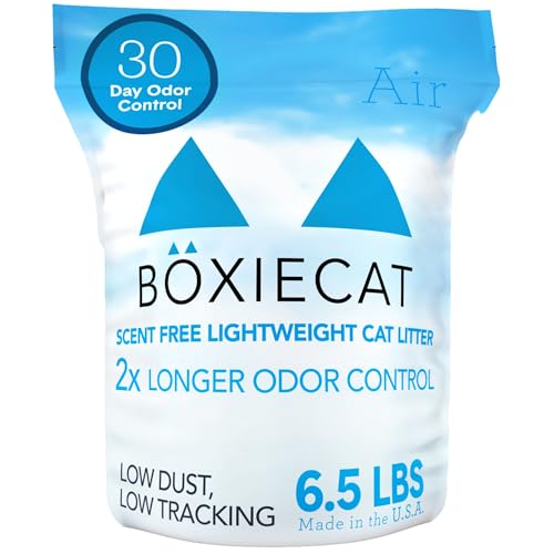 Boxiecat Luftleichtes, hochwertiges klumpendes Katzenstreu, geruchsfrei, 2,9 kg, pflanzliche Formel, bleibt Ultra-sauber, länger anhaltende Geruchskontrolle, 99,9% staubfrei Boxiecat Luftleichtes, hochwertiges klumpendes Katzenstreu, geruchsfrei, 2,9 kg, pflanzliche Formel, bleibt Ultra-sauber, länger anhaltende Geruchskontrolle, 99,9% staubfrei von Boxiecat