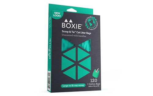 Boxiecat Boxie® Nachhaltige Scoop & Tie™ Beutel für Haustierabfälle, 120 Stück (1 Stück) Boxiecat Boxie® Nachhaltige Scoop & Tie™ Beutel für Haustierabfälle, 120 Stück (1 Stück) von Boxiecat