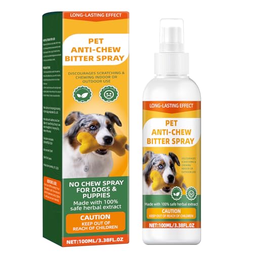 Anti Chew Bitter für Hundeverhaltenstraining Trainingshilfe Spray Natürlich Effektiv von Möbeln - Version A Anti Chew Bitter für Hundeverhaltenstraining Trainingshilfe Spray Natürlich Effektiv von Möbeln - Version A von Boxmom