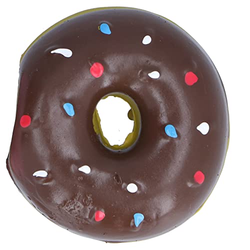 Boxwizard Donut-Hundespielzeug, 10 Stück, quietschendes Hundespielzeug, weiches Latex, Donut, Kauspielzeug, zum Apportieren, Spielen, Kauen, interaktives Spielen von Boxwizard