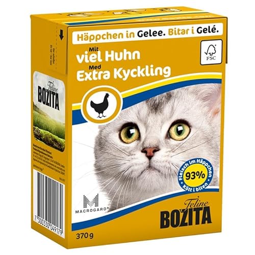 Bozita Cat Tetra Recard Häppchen in Gelee mit viel Huhn 370g von Bozita Cat
