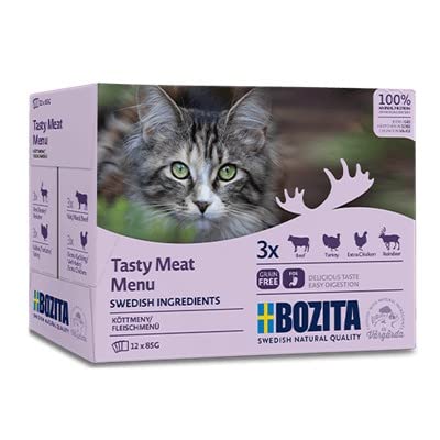 Bozita Katze Portionsbeutel Multibox Fleisch-Menü 12x85g (demnächst verfügbar) von Bozita