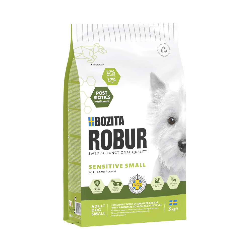 Bozita Robur Adult Small Breed Sensitive Lamm - Sparpaket: 2 x 7,5 kg von Bozita Robur