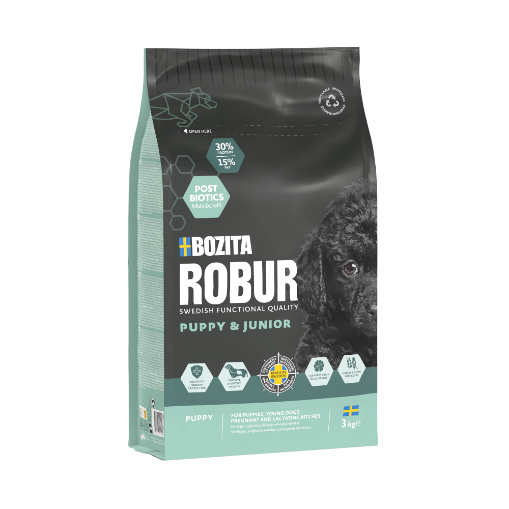Bozita Robur Puppy & Junior Huhn - 3 kg von Bozita Robur