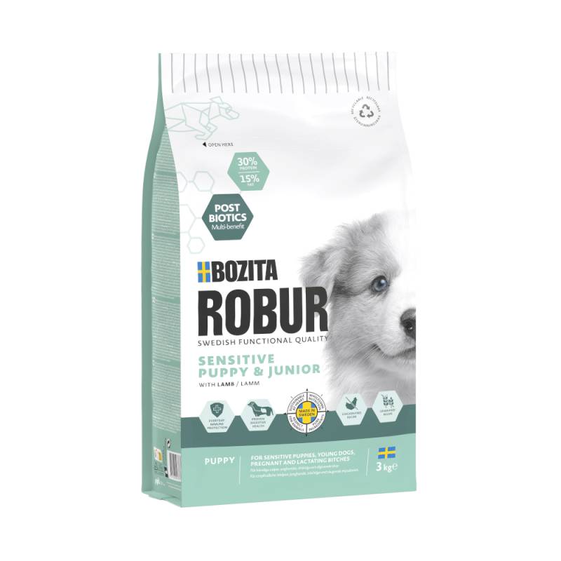 Bozita Robur Sensitive Grain Free Puppy Lamm - Sparpaket: 2 x 3 kg von Bozita Robur