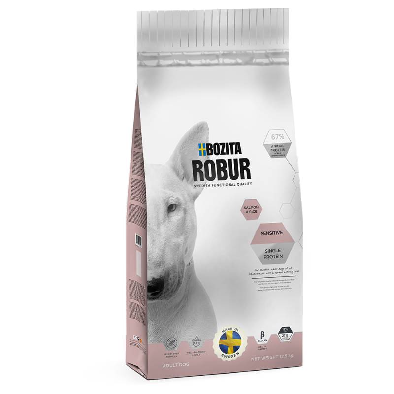 Bozita Robur Sensitive Single Protein Lachs & Reis - 12,5 kg von Bozita Robur