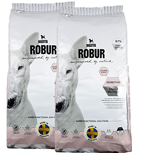 2 x 12,5 kg Bozita Robur Sensitive Single Protein Salmon Hundefutter weizenfrei 2 x 12,5 kg Bozita Robur Sensitive Single Protein Salmon Hundefutter weizenfrei von Bozita