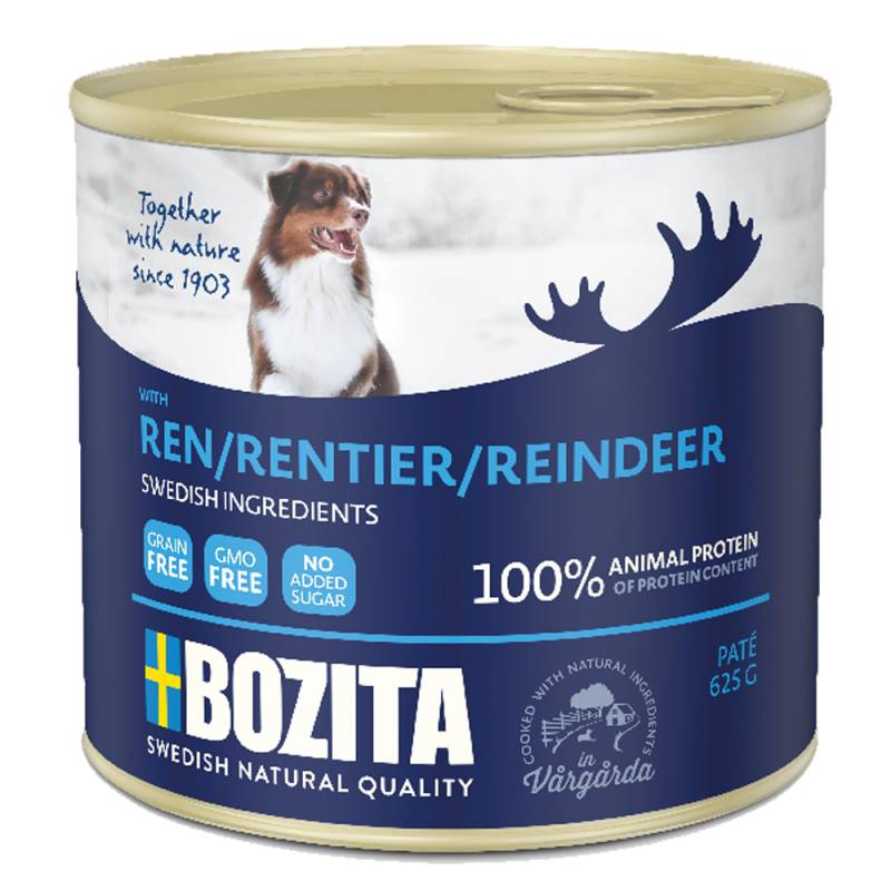 6 x 625 g Bozita Paté zum Sonderpreis! - mit Rentier 6 x 625 g Bozita Paté zum Sonderpreis! - mit Rentier von Bozita