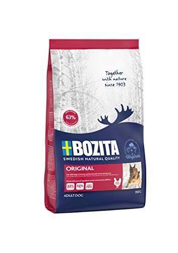 BOZITA Original Hundefutter - 0.95 kg - nachhaltig produziertes Trockenfutter für erwachsene Hunde - Alleinfuttermittel von Bozita