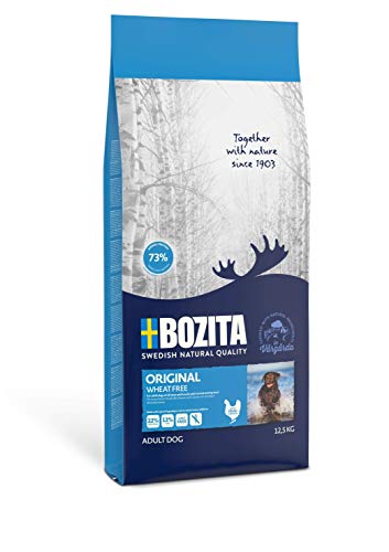 BOZITA Original Weizenfrei Hundefutter - 12.5 kg - nachhaltig produziertes Trockenfutter für erwachsene Hunde - Alleinfuttermittel von Bozita