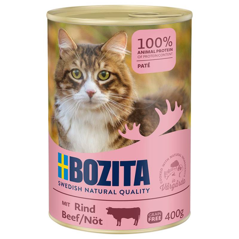 Bozita 6 x 400 g - Rind Pate von Bozita