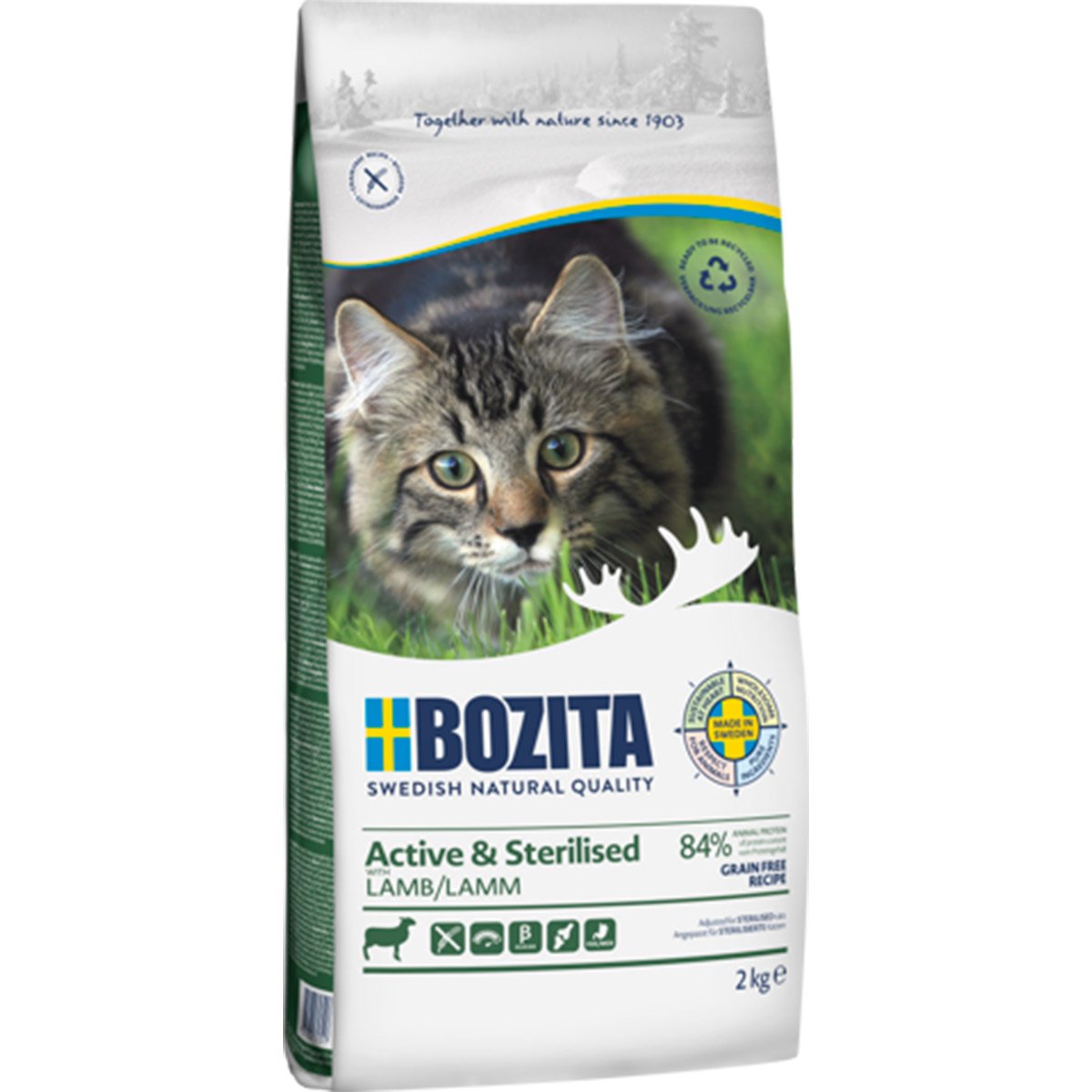 Bozita Active & Sterilised Grain Free Lamm 2 kg Bozita Active & Sterilised Grain Free Lamm 2 kg von Bozita