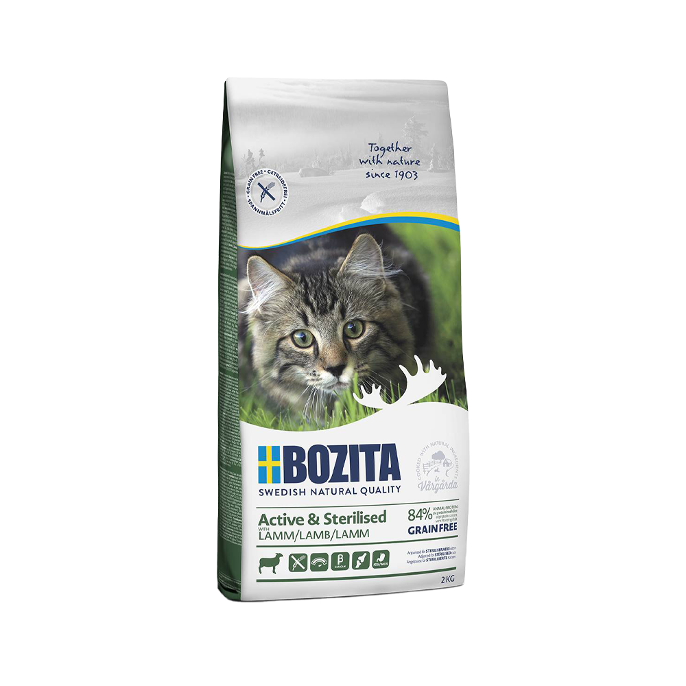 Bozita Active & Sterilised - Lamm -  2 kg von Bozita