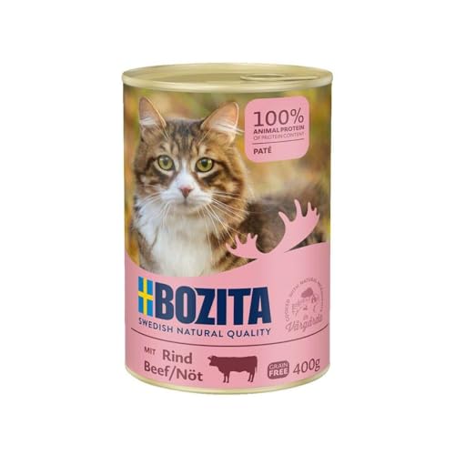 Bozita Cat Rind | 6X 400g Nassfutter für Katzen von Bozita