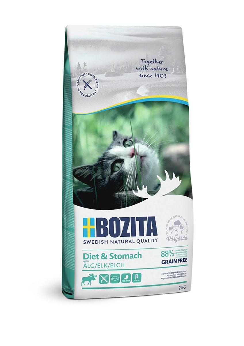 Bozita Diet & Stomach Grain Free Elk Katzentrockenfutter von Bozita