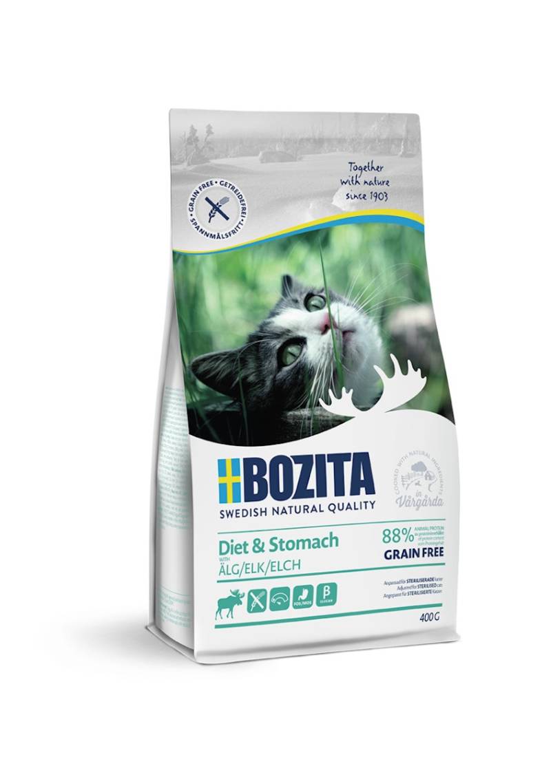 Bozita Diet & Stomach Grain Free Elk Katzentrockenfutter von Bozita