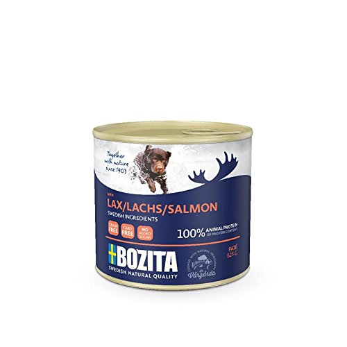 Bozita Dog Dose Pate Lachs 625g - Sie erhalten 12 Packung/en; Packungsinhalt 0,625 kg von Bozita