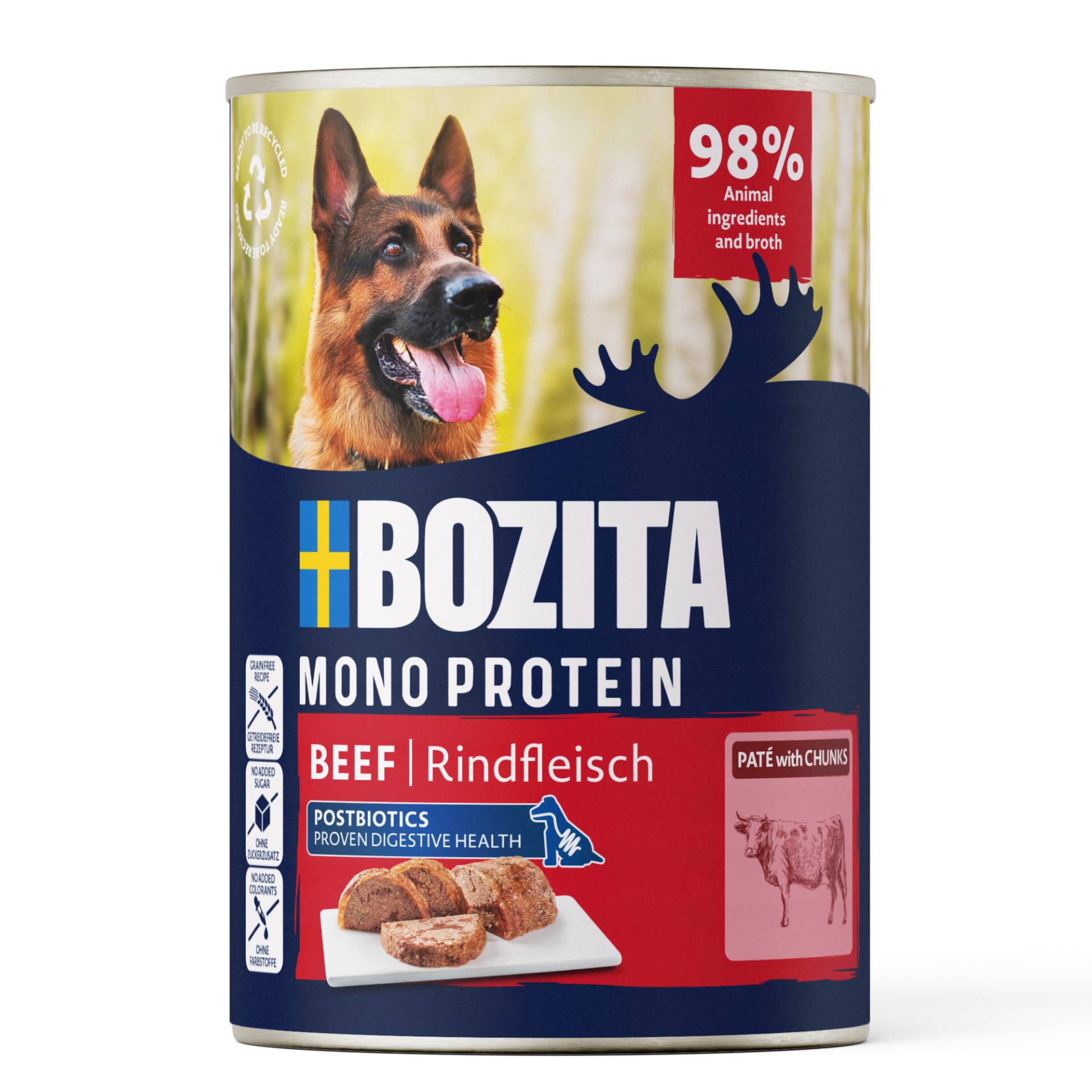 Bozita Dog Pate 6 x 400 g - Rind Bozita Dog Pate 6 x 400 g - Rind von Bozita