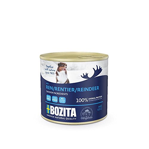 Bozita Dog Dose Pate Rentier 625g - Sie erhalten 12 Packung/en; Packungsinhalt 0,625 kg von Bozita