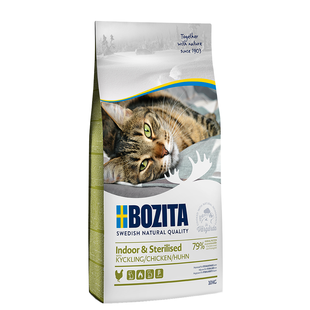 Bozita Indoor & Sterilised - Sparpaket: 2 x 10 kg von Bozita