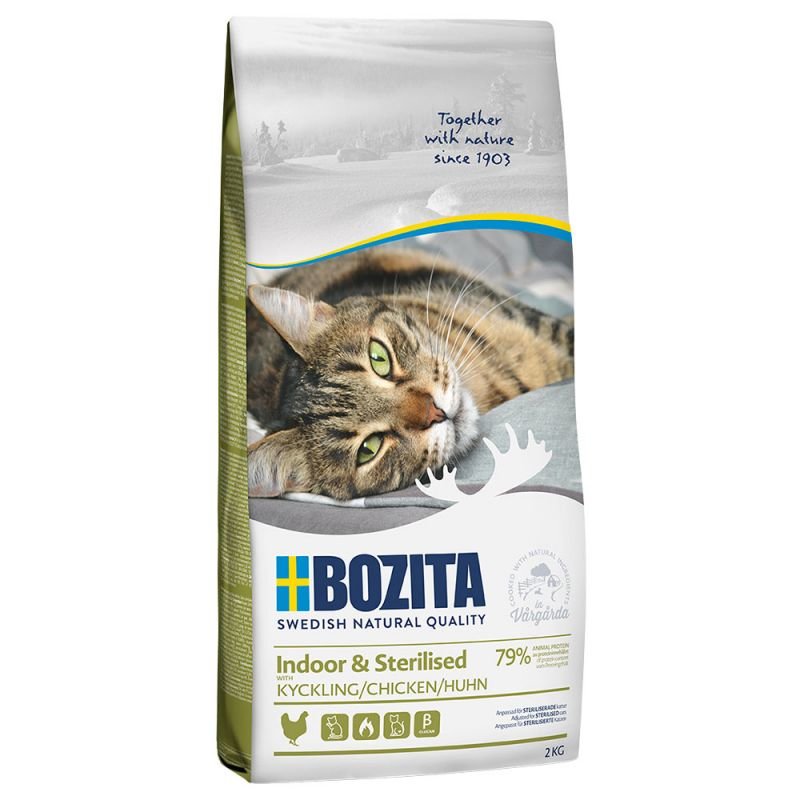 Bozita Feline Indoor & Sterilised Huhn 10 kg (5,99 € pro 1 kg) von Bozita