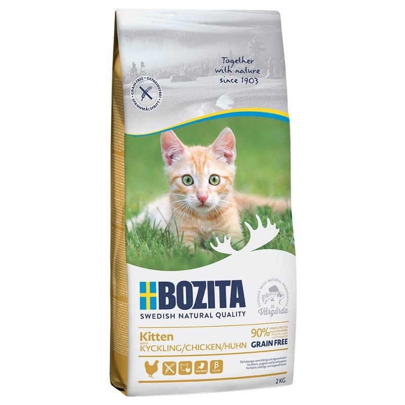 Bozita Feline Kitten Getreidefrei Huhn 10 kg (6,90 € pro 1 kg) von Bozita