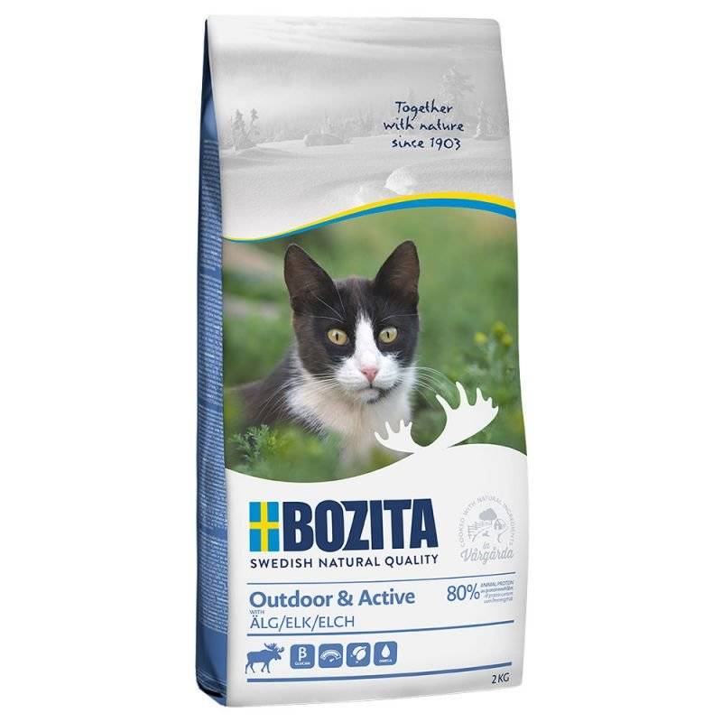 Bozita Feline Outdoor & Active Elch 10 kg (5,99 € pro 1 kg) von Bozita