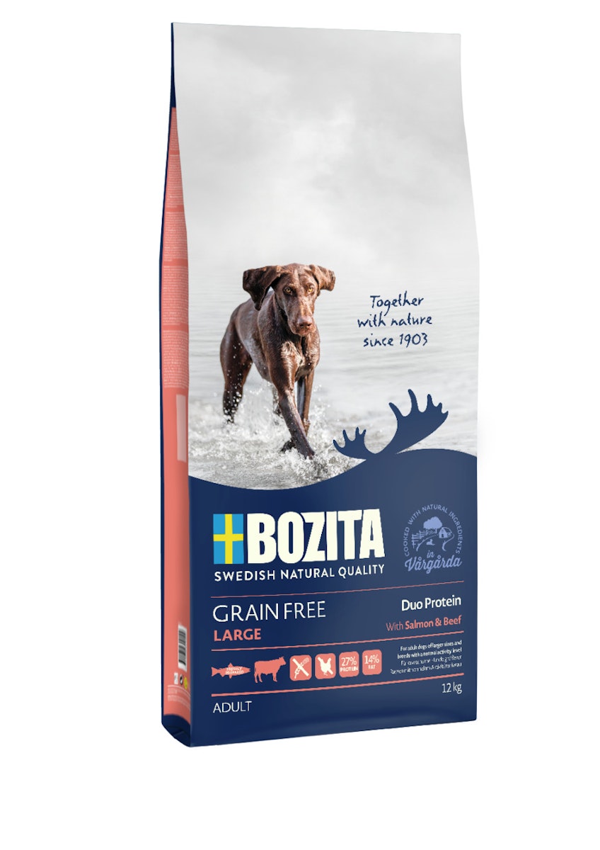 Bozita Grain Free Large Lachs & Rind Hundetrockenfutter von Bozita