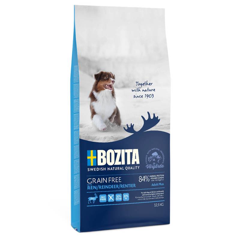 Bozita Grain Free Rentier - Sparpaket: 2 x 12,5 kg von Bozita