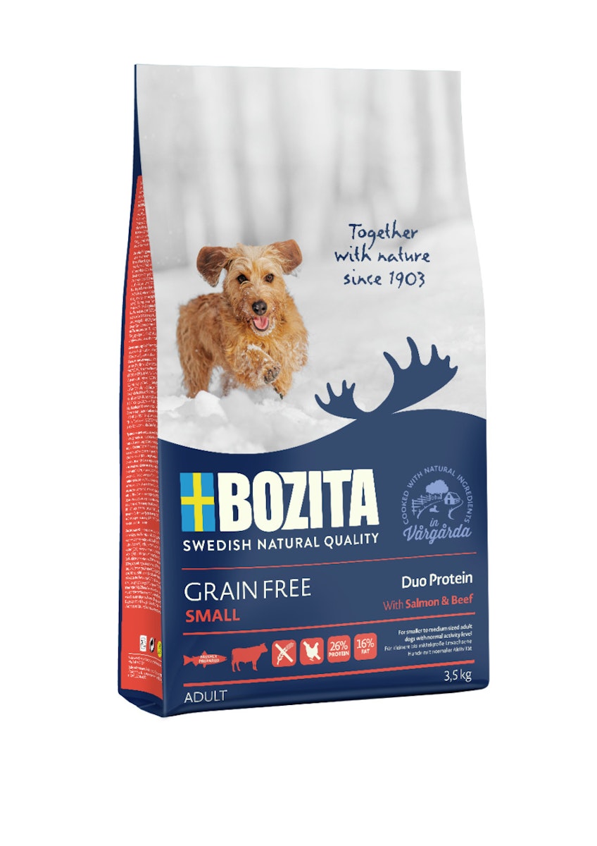 Bozita Grain Free Small Lachs & Rind Hundetrockenfutter von Bozita