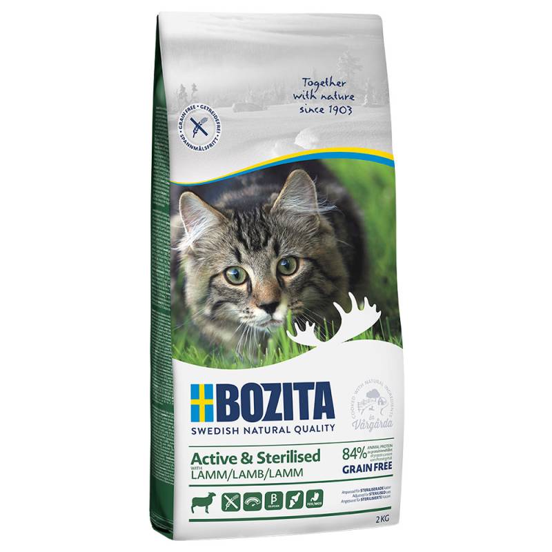 Bozita Grainfree Active & Sterilised Lamm - 2 kg von Bozita