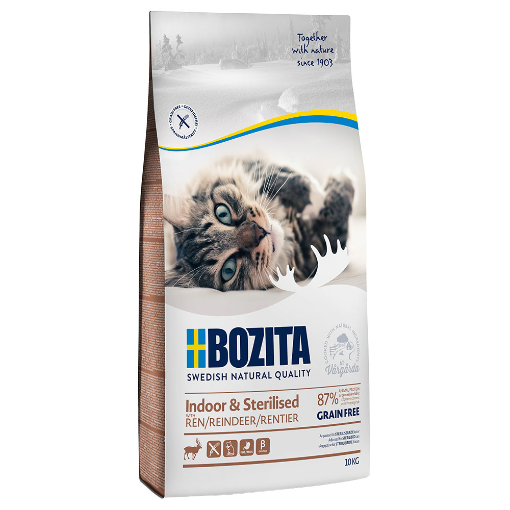 Bozita Grainfree Indoor & Sterilised Rentier - 10 kg von Bozita