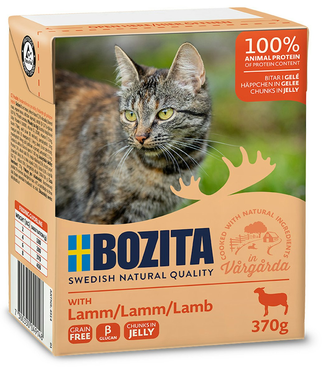 Bozita Häppchen in Gelee 370 Gramm Katzennassfutter von Bozita