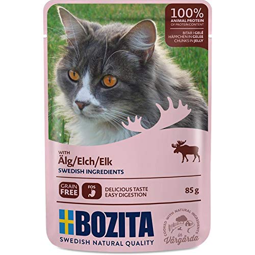 Bozita Häppchen in Gelee mit Elch | 12x 85g von Bozita