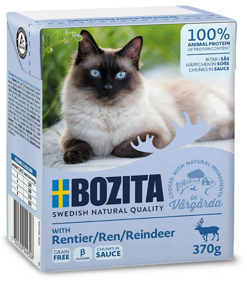 Bozita Häppchen in Soße 370 Gramm Katzennassfutter von Bozita