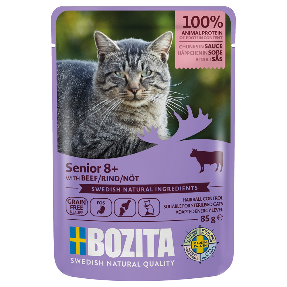 Bozita Häppchen in Soße Senior 12 x 85 g - Rind Bozita Häppchen in Soße Senior 12 x 85 g - Rind von Bozita