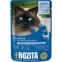Bozita Häppchen in Soße Sterilised 12 x 85 g - Rentier von Bozita