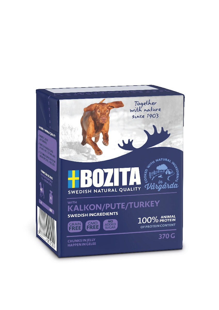Bozita Happen in Gelee 370 Gramm Hundenassfutter von Bozita