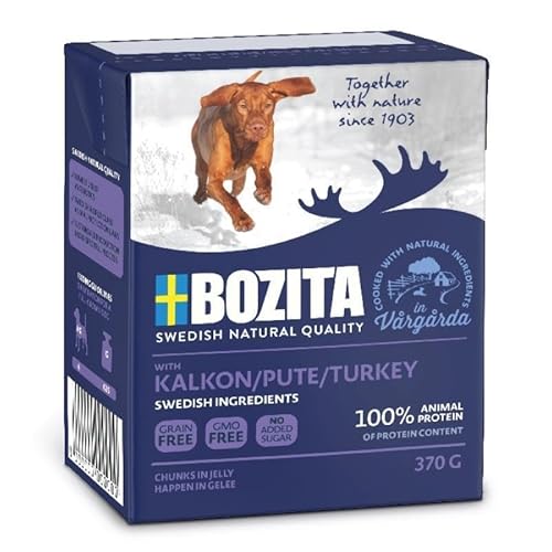 Bozita Happen in Gelee mit Pute | 6 x 370 g von Bozita