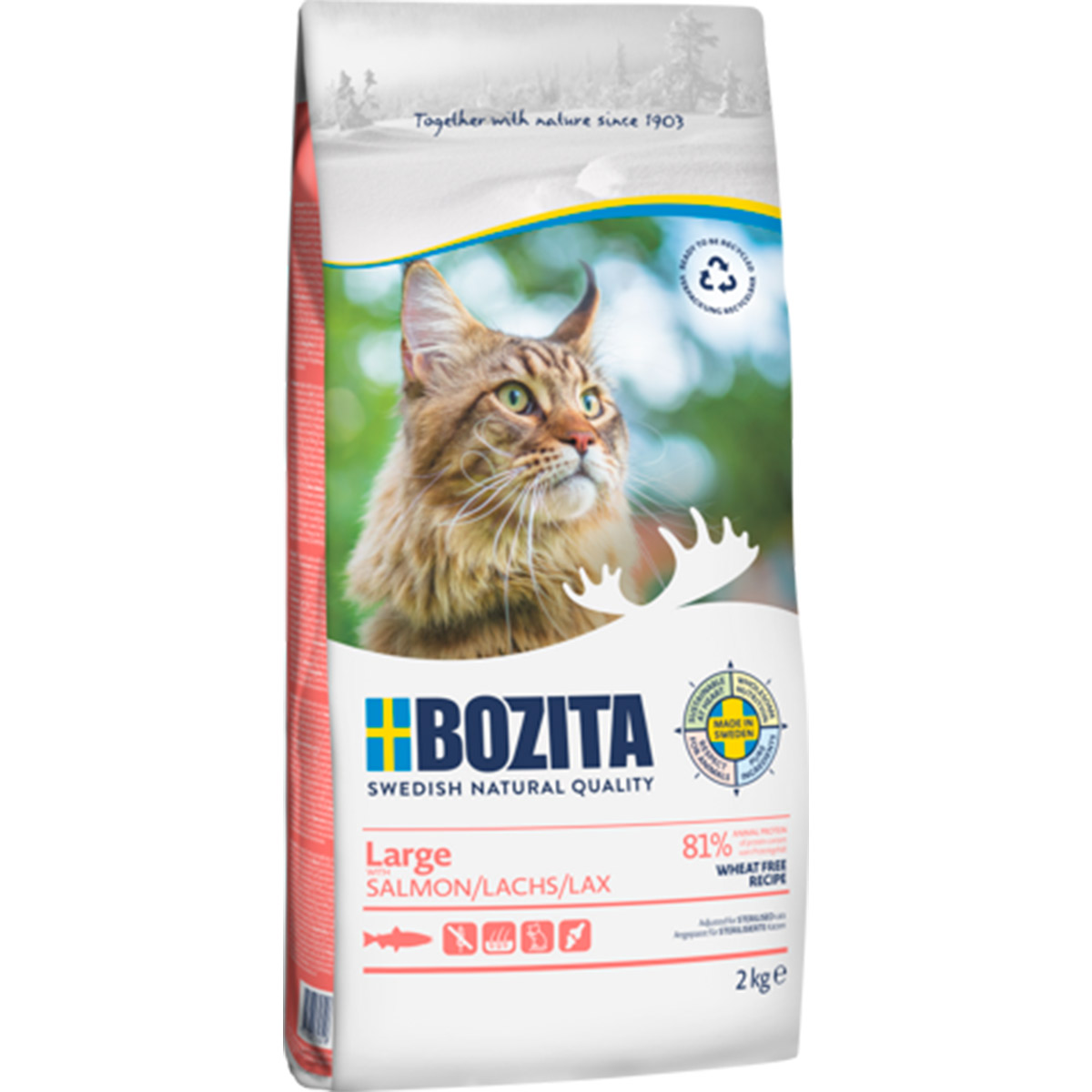 Bozita Large Wheat Free Lachs 2 kg Bozita Large Wheat Free Lachs 2 kg von Bozita