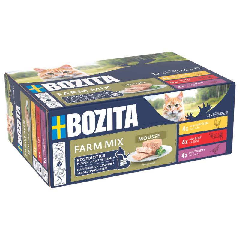 Bozita Mousse 12 x 85 g - Mixed Farm Bozita Mousse 12 x 85 g - Mixed Farm von Bozita