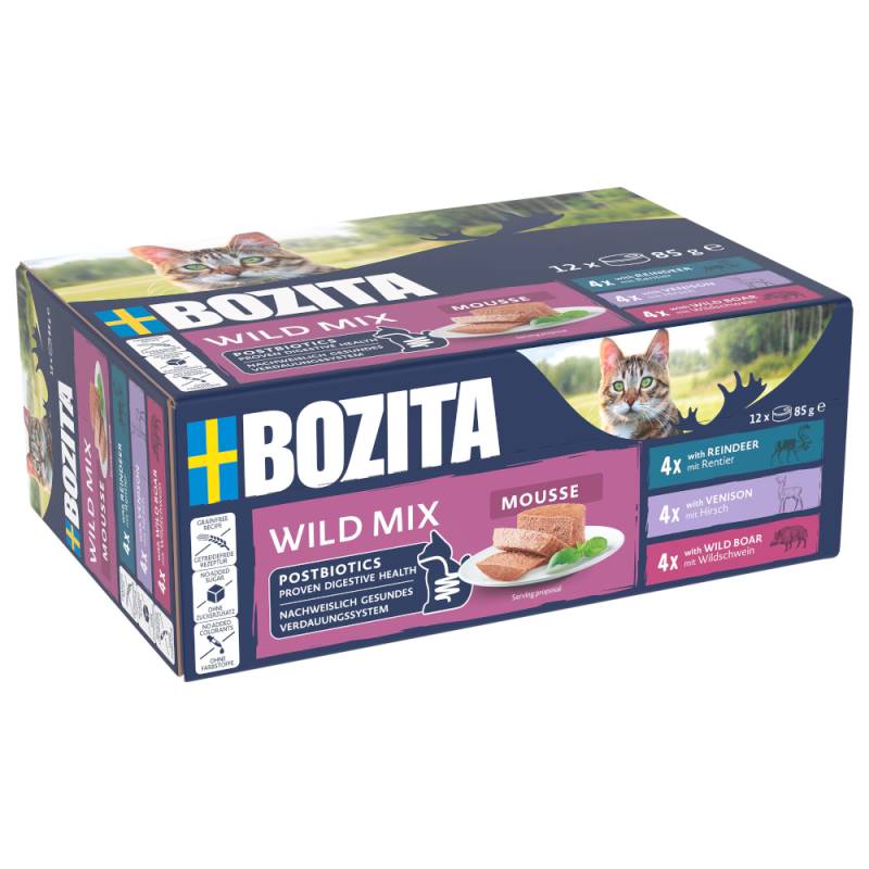 Bozita Mousse 12 x 85 g - Wild Mix Bozita Mousse 12 x 85 g - Wild Mix von Bozita
