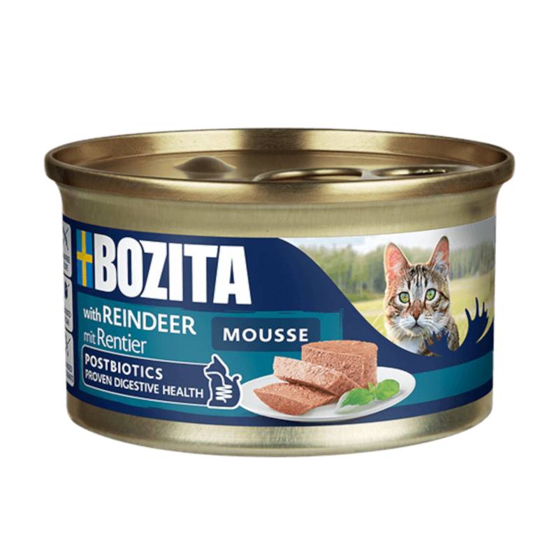 Bozita Mousse Postbiotics 12 x 85 g - Rentier Bozita Mousse Postbiotics 12 x 85 g - Rentier von Bozita