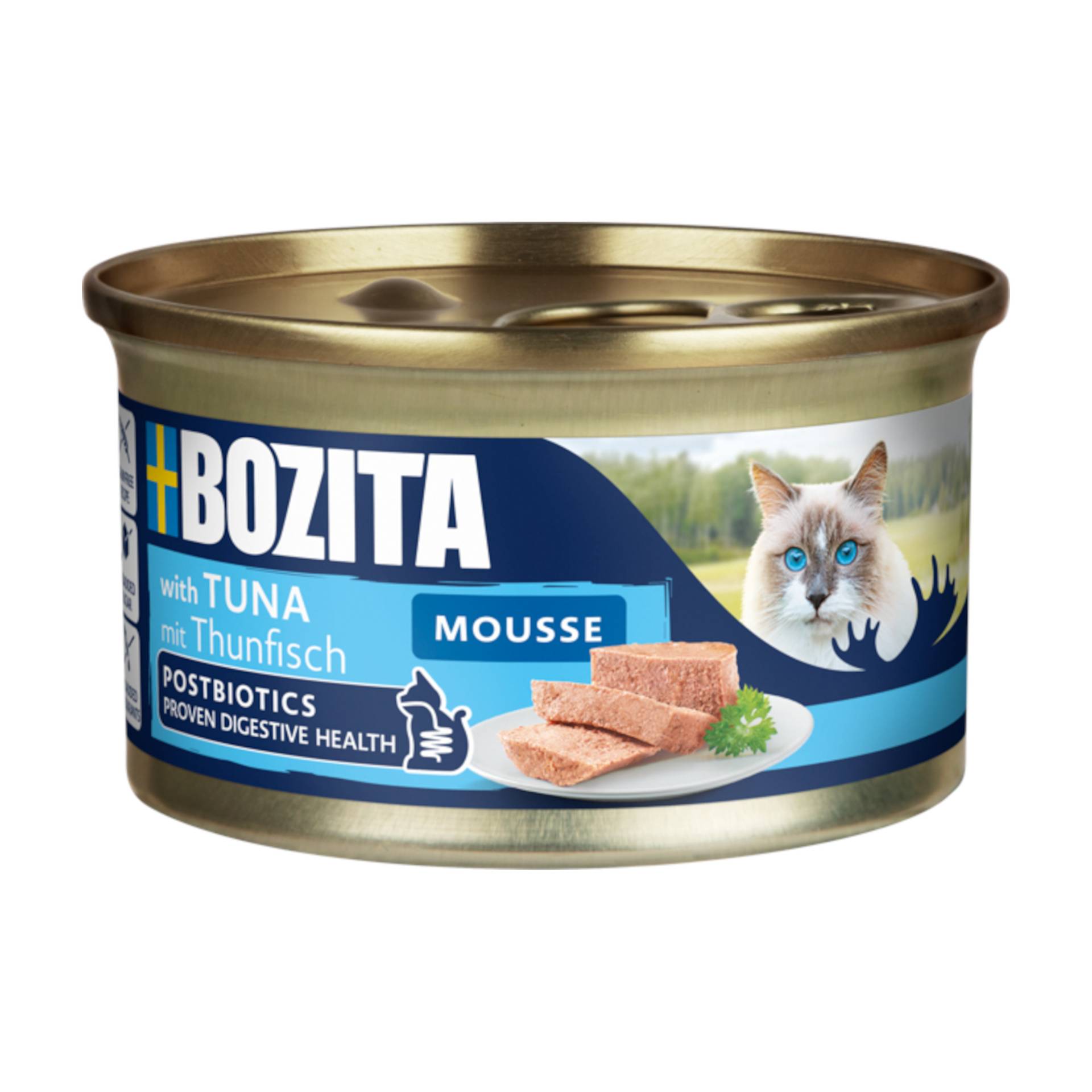 Bozita Mousse Postbiotics 12 x 85 g - Thunfisch Bozita Mousse Postbiotics 12 x 85 g - Thunfisch von Bozita