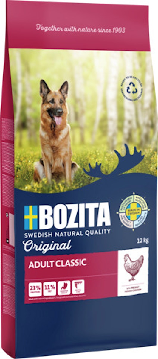 Bozita Original Adult Classic Hundetrockenfutter Sparpaket 2 x 12 Kilogramm