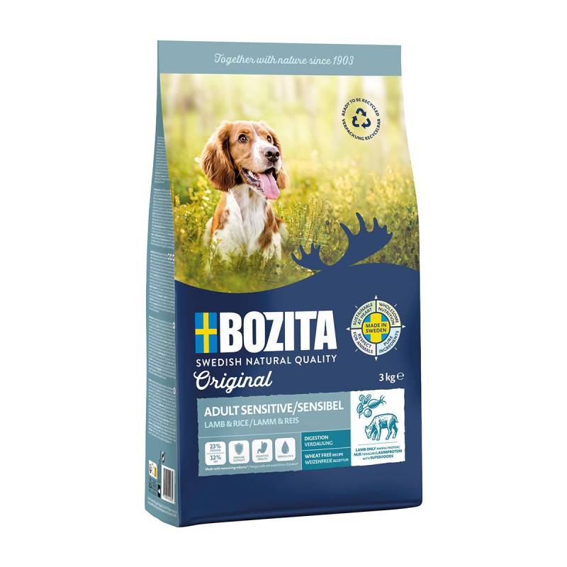 Bozita Original Adult Sensitive Digestion mit Lamm 3kg von Bozita