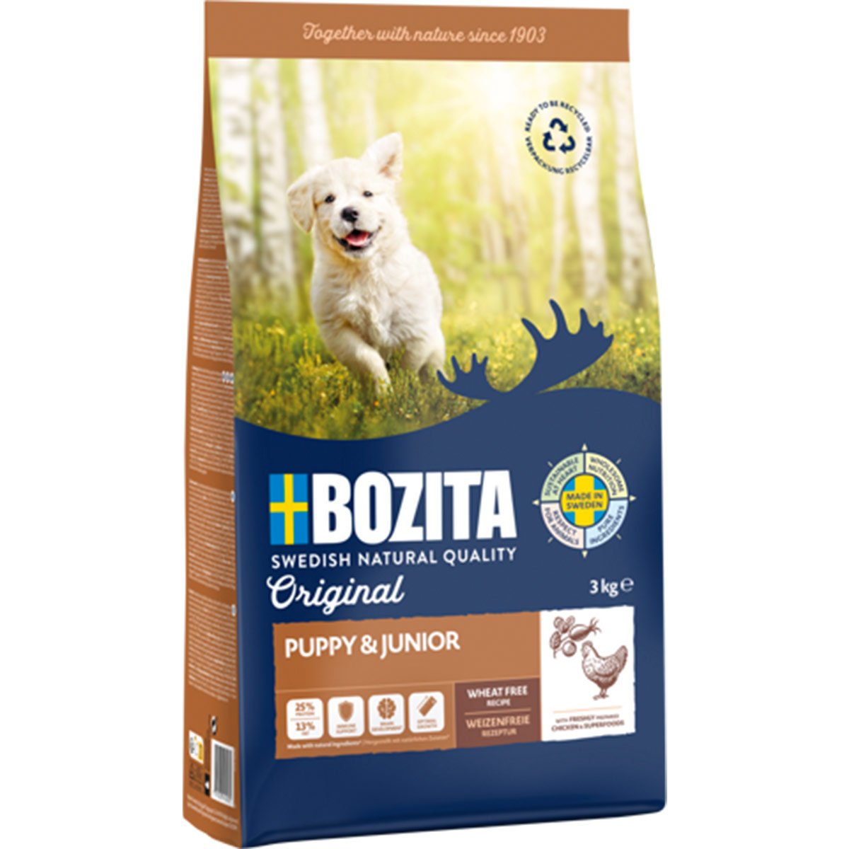Bozita Original Puppy & Junior Huhn 3 kg Bozita Original Puppy & Junior Huhn 3 kg von Bozita