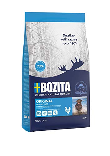 BOZITA Original Weizenfrei Hundefutter - 3.5 kg - nachhaltig produziertes Trockenfutter für erwachsene Hunde - Alleinfuttermittel von Bozita