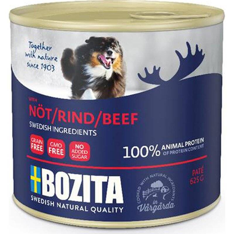 Bozita Paté Rind 625 g (4,78 € pro 1 kg) von Bozita
